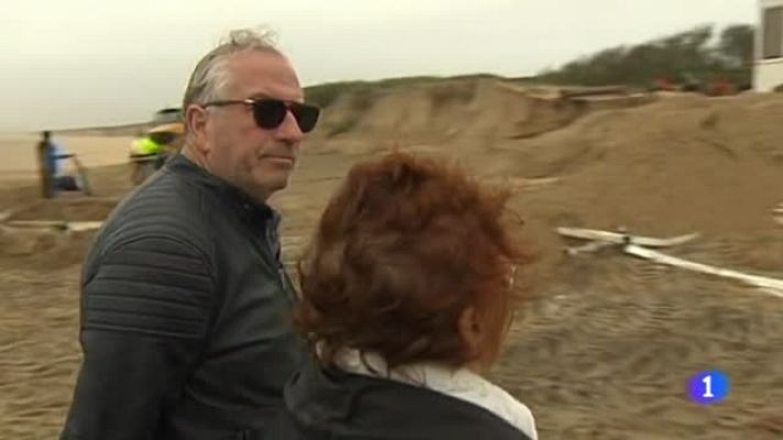 Telediario 1 - Últimos coletazos del temporal en Andalucía