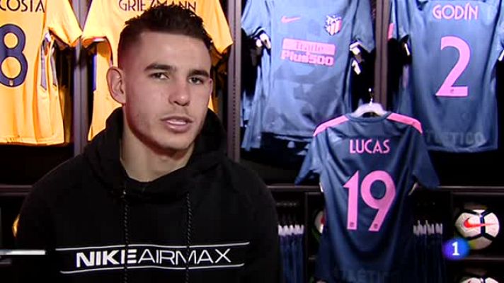 Telediario 1 - Lucas Hernández, dispuesto a jugar con la selección española