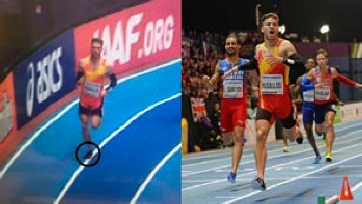 Telediario 1 - Husillos: "Es una descalificación clara, el reglamento es así"