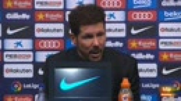 Simeone: "Si le ponemos a Messi la camiseta del Atlético habríamos ganado"