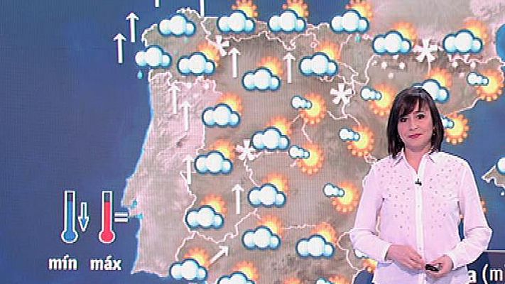 El tiempo - Lluvia persistente en Andalucía, Galicia y el centro peninsular