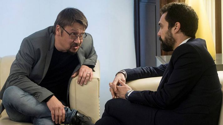 Telediario 1 - Torrent inicia una segunda ronda de contactos en plenas negociaciones para investir a Sànchez