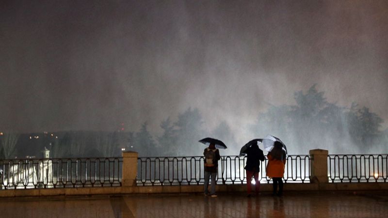 Lluvia persistente en zonas de Andalucía, Galicia y centro peninsular