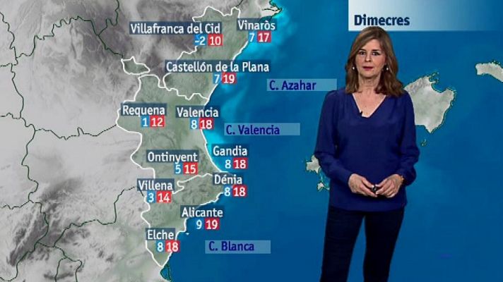 L'informatiu - Comunitat Valenciana - El tiempo en la Comunidad Valenciana - 06/03/18