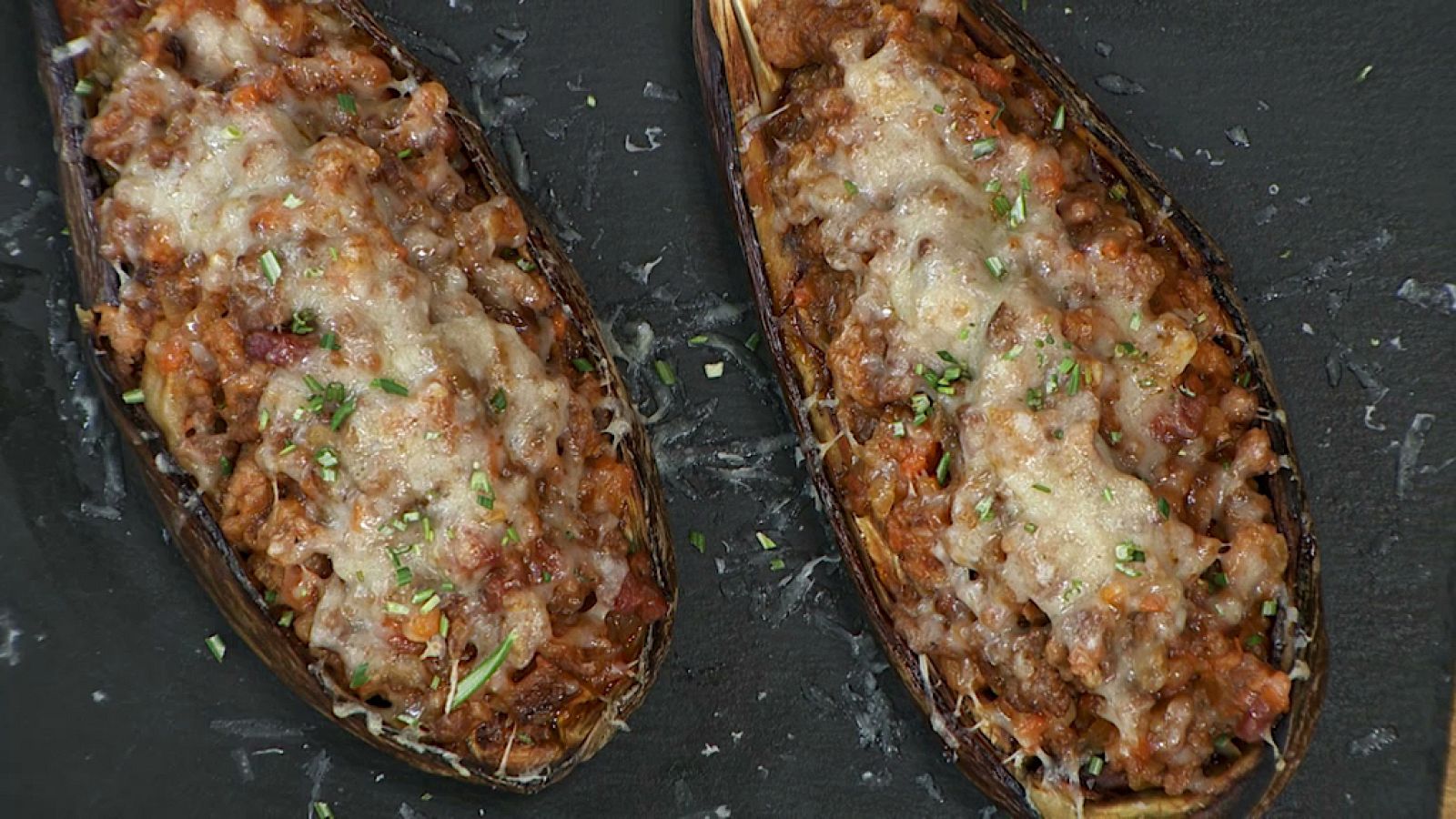 Torres en la cocina - Berenjena rellena