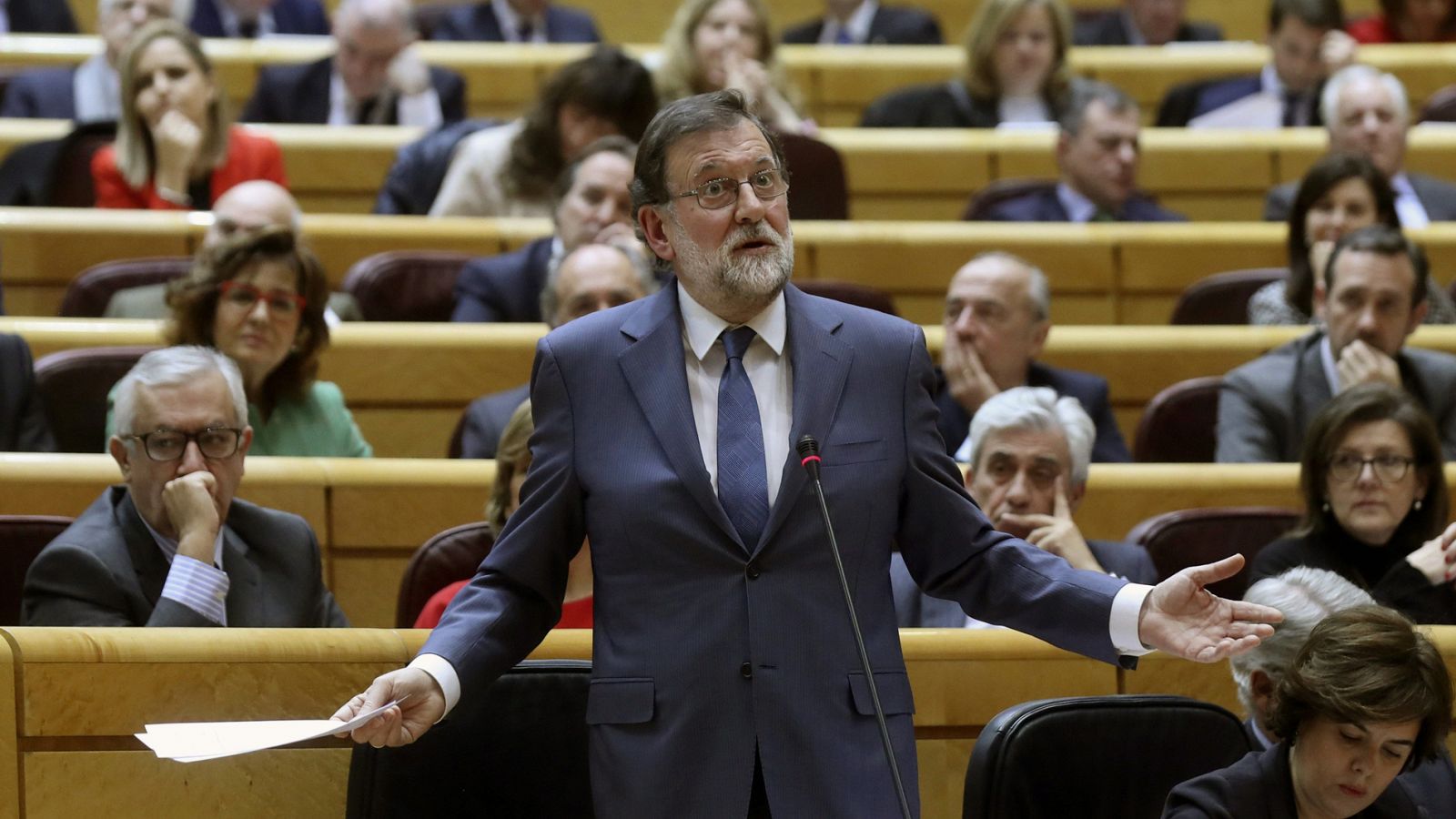 Igualdad: El PSOE y Rajoy cruzan acusaciones sobre la igualdad en el Senado