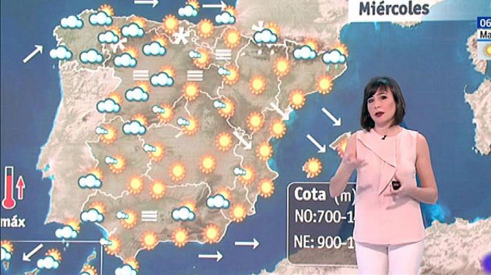 El tiempo - Este martes, las precipitaciones serán protagonistas en el oeste peninsular y más dispersas en Galicia y norte