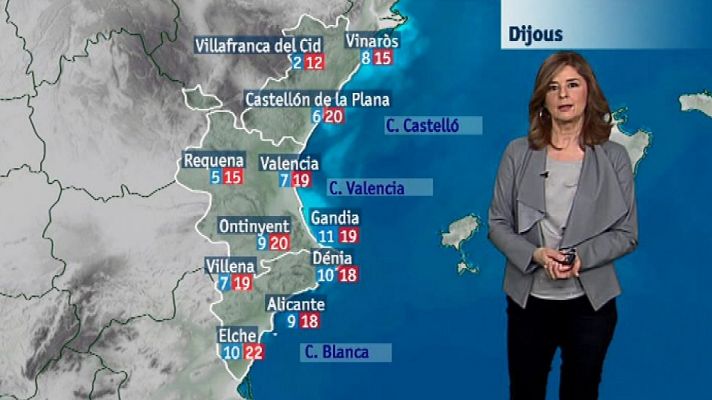 L'informatiu - Comunitat Valenciana - El tiempo en la Comunidad Valenciana - 07/03/18