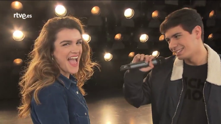 La puesta en escena de Amaia y Alfred para Eurovisión 2018