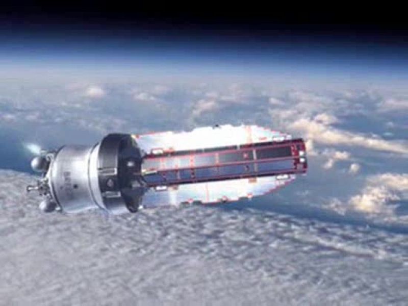 El satélite de la Agencia Espacial Europea GOCE, que realizará un mapa de la gravedad en la Tierra, ya orbita a 260 kilómetros de la Tierra.  