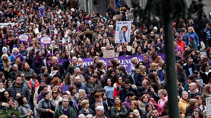 Telediario 1 - El progreso contra la brecha salarial en la UE se estanca en torno al 16%