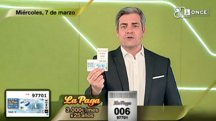 Sorteos ONCE - Sorteo ONCE - 07/03/18