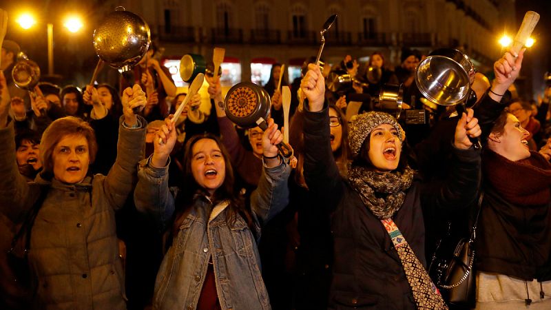 España vive este 8 de marzo la primera huelga general feminista