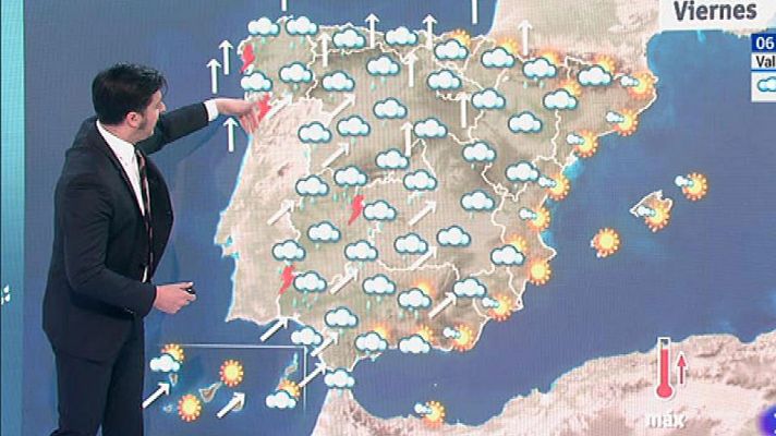 El tiempo - Este viernes, nieve en el norte de Castilla y León y lluvias fuertes en Cádiz