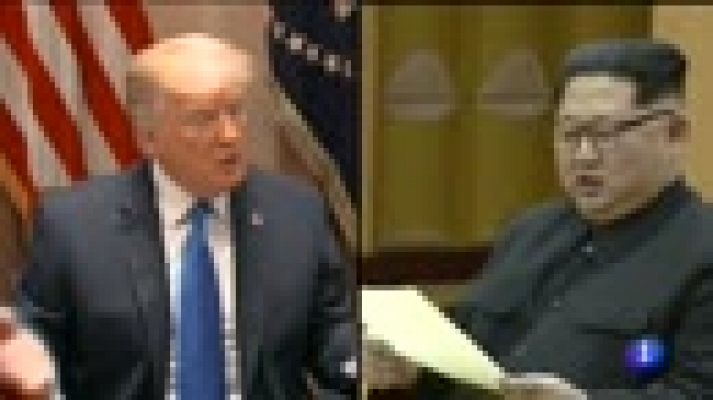 Telediario 1 - Trump acepta reunirse con Kim Jong-un en mayo