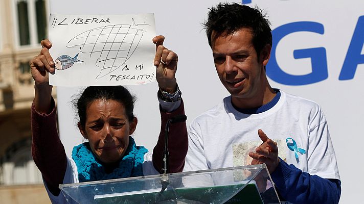 Telediario 1 - Cientos de personas claman a favor de encontrar a Gabriel