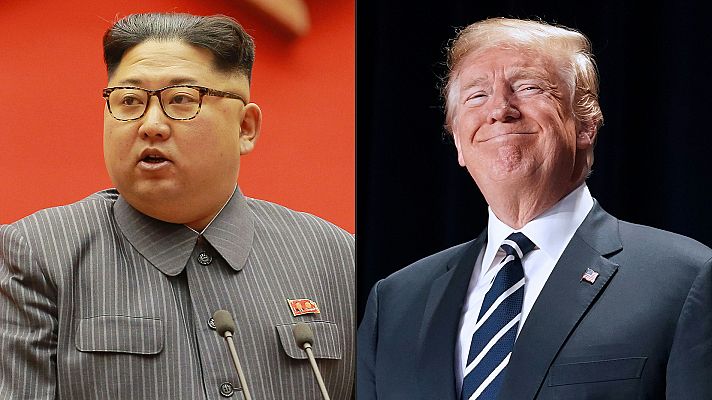Telediario 1 - La comunidad internacional reacciona con expectativas ante la noticia de un posible encuentro entre Donald Trump y Kim Jong-un