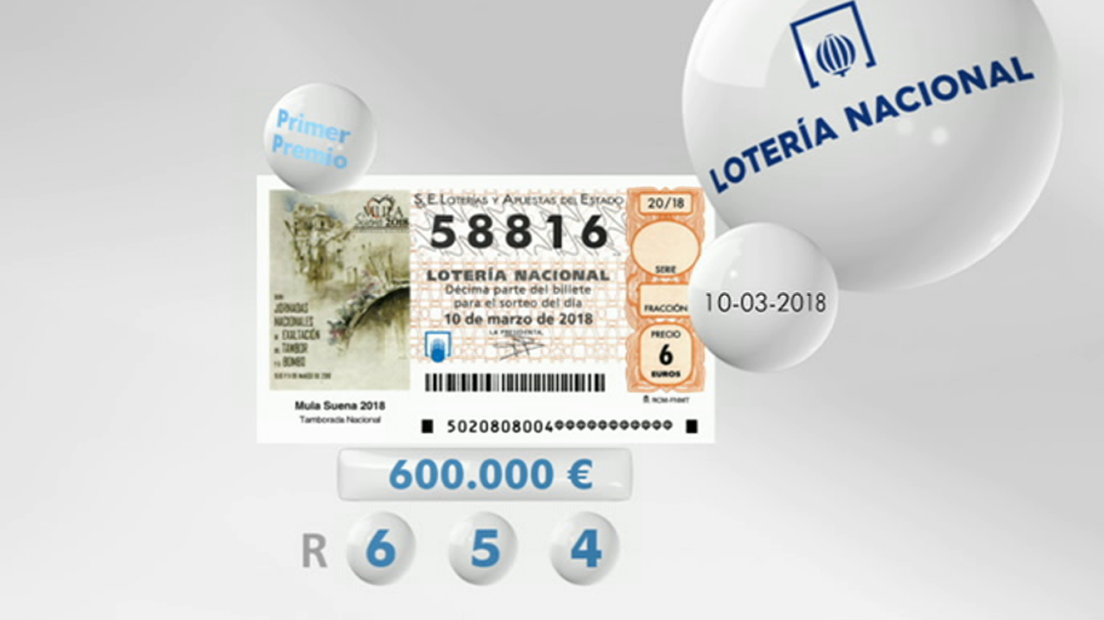 Lotería viajera - 10/03/18 - ver ahora