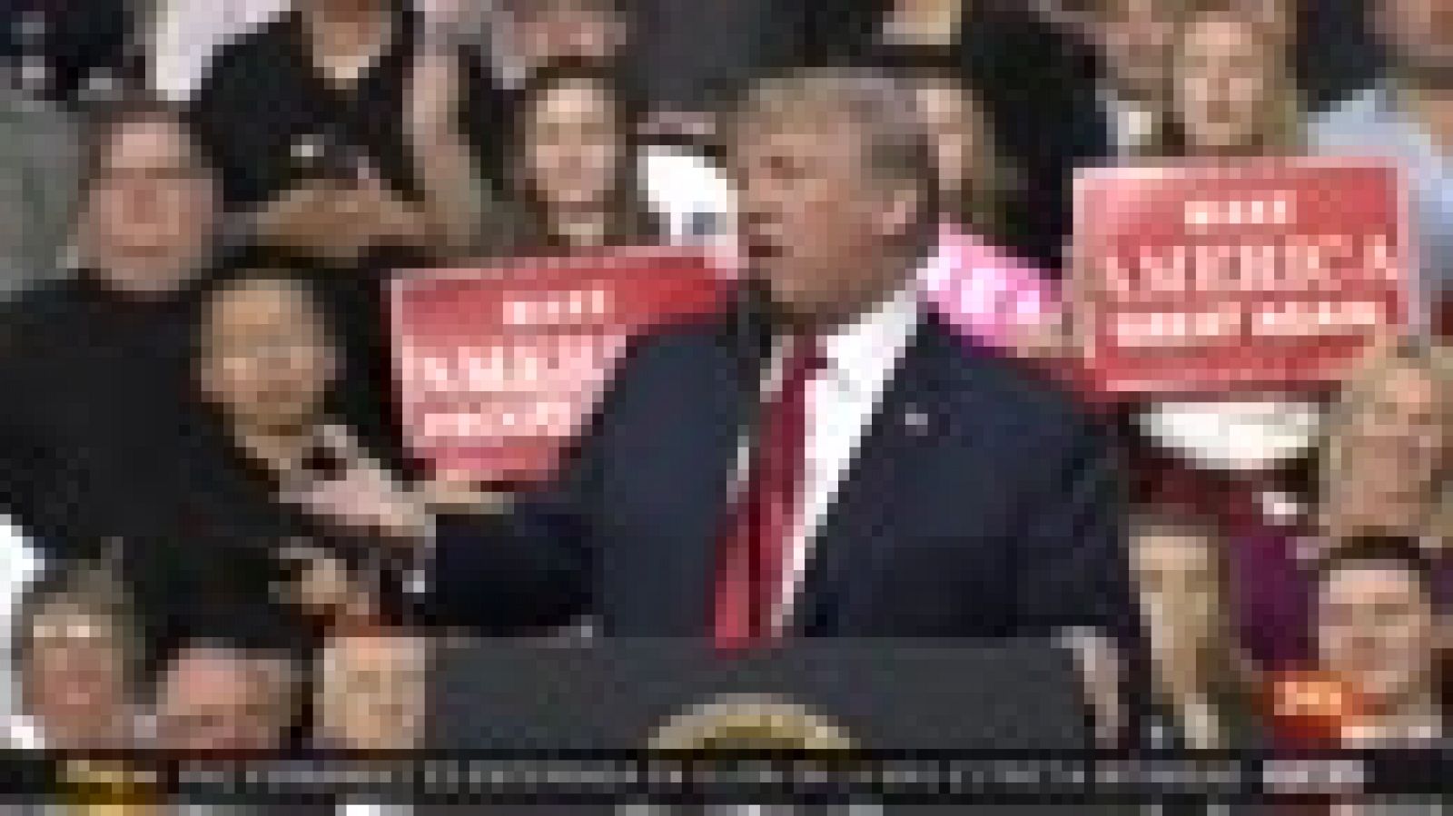 "Vuestro acero va a volver. El acero extranjero es basura" ha dicho el presidente de EE.UU. en Pensilvania. | Ver