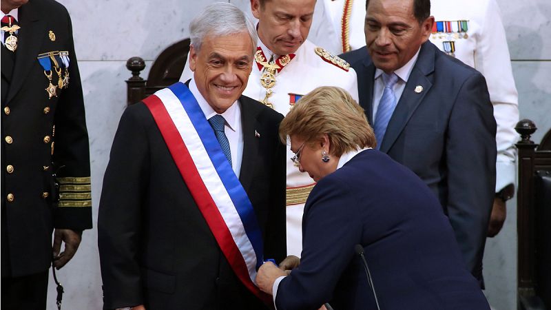 Sebastián Piñera es investido, por segunda vez, presidente de Chile