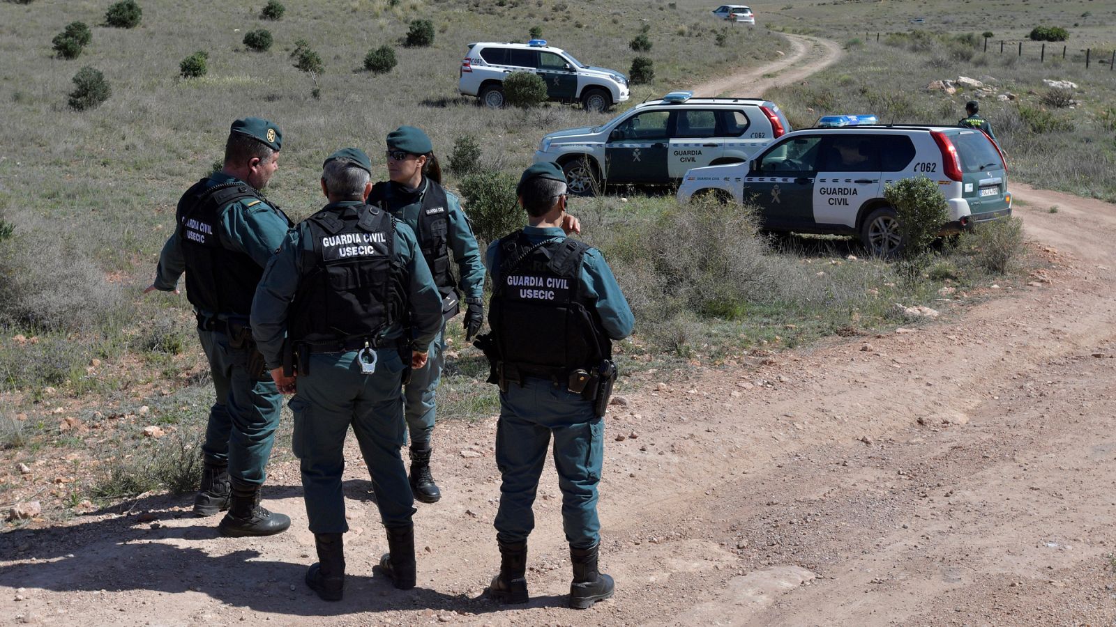 La Guardia Civil registra la finca en la que Ana Julia Quezada ocultó el cuerpo de Gabriel