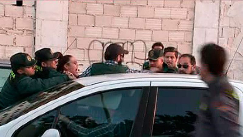 La Guardia Civil termina la reconstrucción del crimen de Gabriel en presencia de la detenida