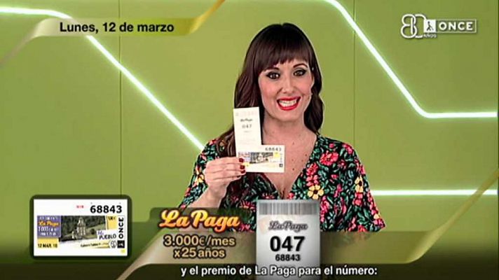 Sorteos ONCE - Sorteo ONCE - 12/03/18