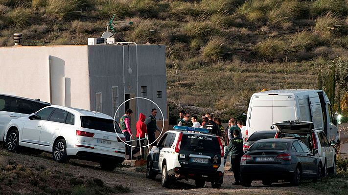Telediario 1 - La Guardia Civil traslada a Quezada a la finca familiar para reconstruir el crimen de Gabriel