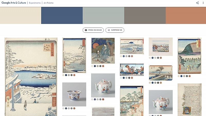 'Art Palette', el experimento de Google para localizar arte mediante inteligencia artificial