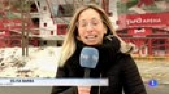 Telediario 1 - El Atlético se entrena sin Oblak