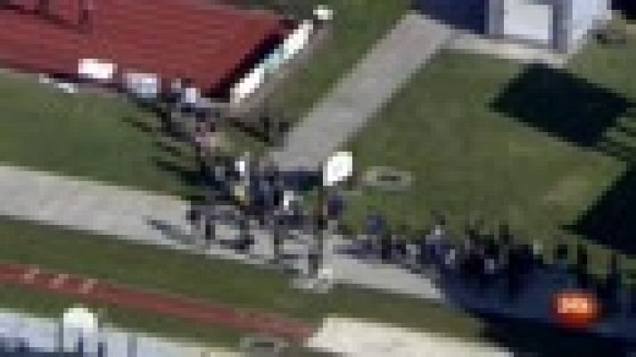 Telediario 1 - Los estudiantes de EE.UU. exigen control de armas