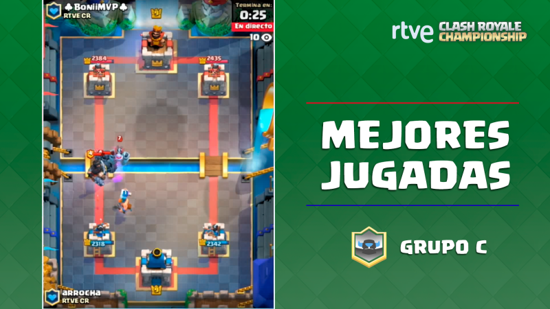 RTVE Clash Royale Championship. Grupo C - Las mejores jugadas 