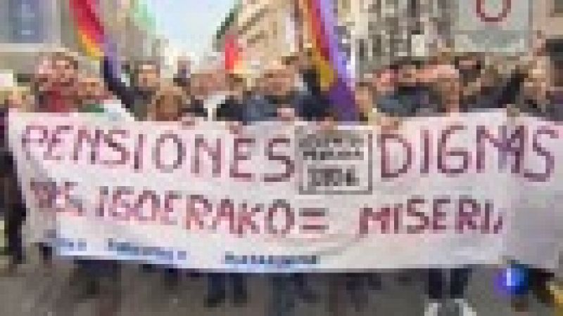 Concluye en Madrid la segunda manifestación de jubilados y pensionistas