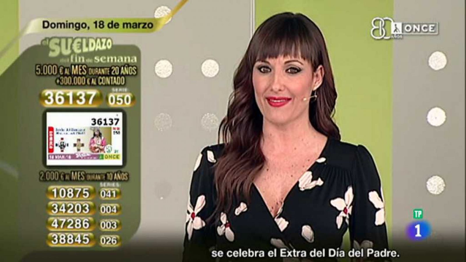 Sorteos ONCE: Sorteo ONCE - 18/03/18 | RTVE Play