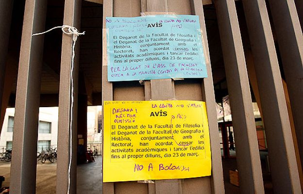  - Protestas contra los Mossos