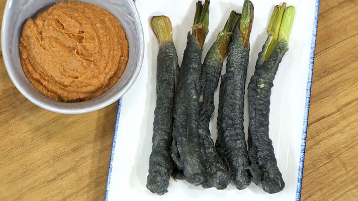 Torres en la cocina - Tempura de calçots