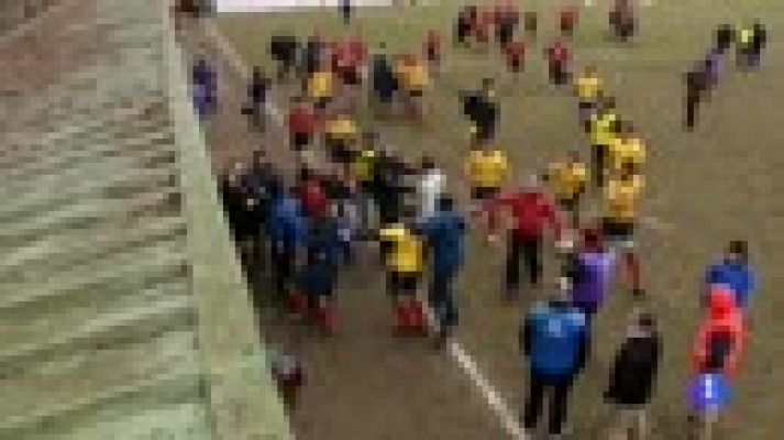 Telediario 1 - La Federación Española pide repetir el partido ante Bélgica