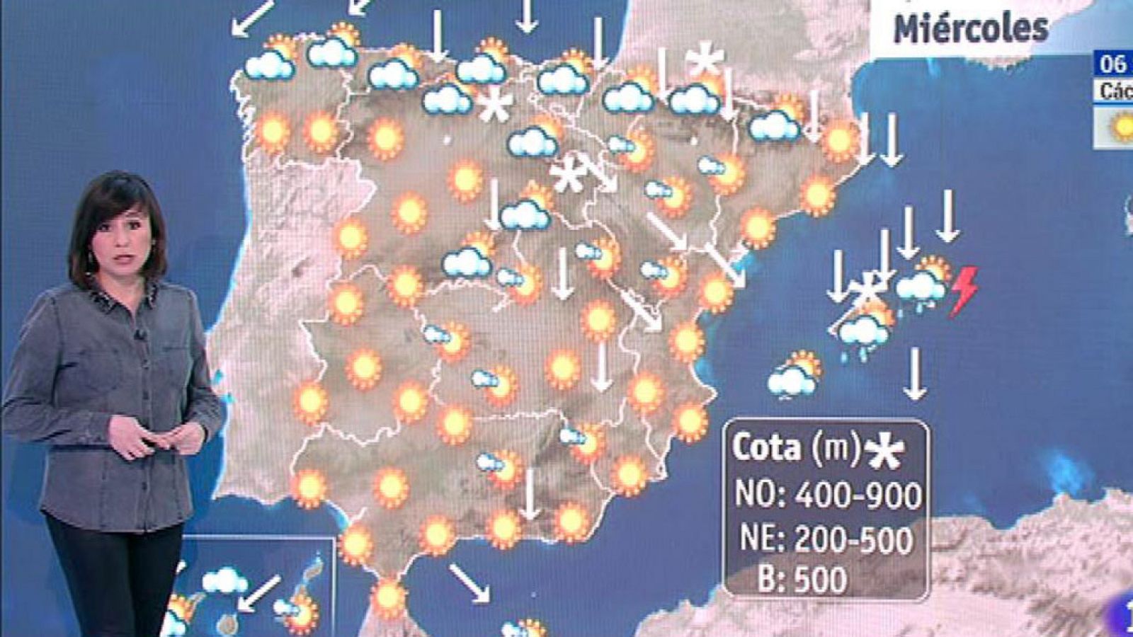 El Tiempo | Este miércoles habrá viento fuerte en Pirineos, Ampurdán, Canarias y este de Baleares