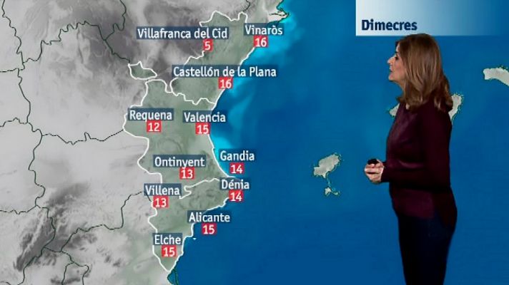 L'informatiu - Comunitat Valenciana - El tiempo en la Comunidad Valenciana - 21/03/18