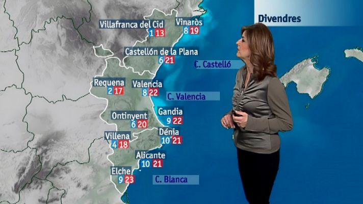 L'informatiu - Comunitat Valenciana - El tiempo en la Comunidad Valenciana - 22/03/18