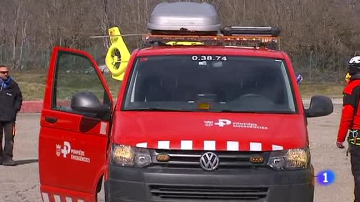 Telediario 1 - Dos muertos y un herido grave por un alud en el Valle de Arán