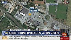 Al menos un muerto en la toma de rehenes en un supermercado de Francia