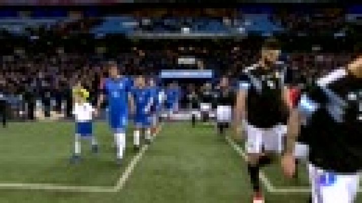 Telediario 1 - Argentina y Brasil ganan sus amistosos