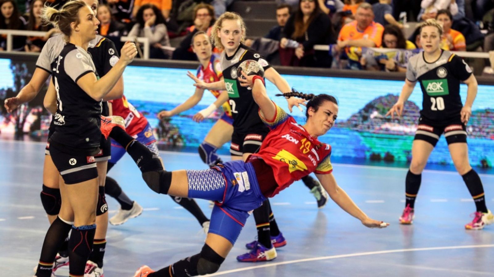 Balonmano - Clasificación Campeonato de Europa Femenino 4ª jornada: España - Alemania