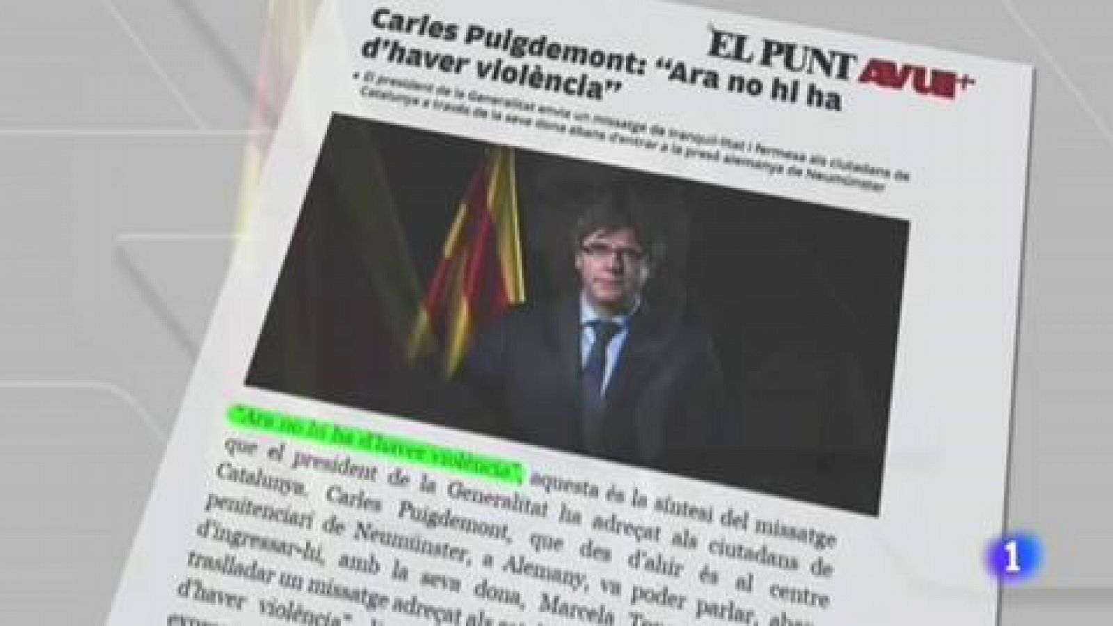 L'Informatiu: L'informatiu - 26/03/2018 | RTVE Play