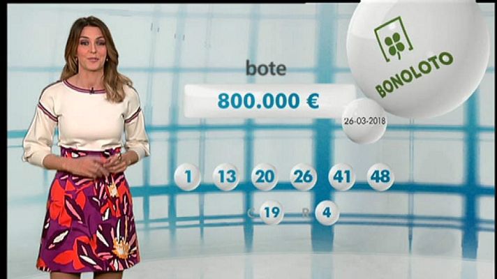 Loterías - Bonoloto - 26/03/18