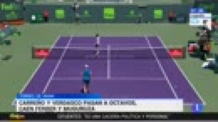 Telediario 1 - Verdasco pide que expulsen al padre de Kokkinakis en pleno partido