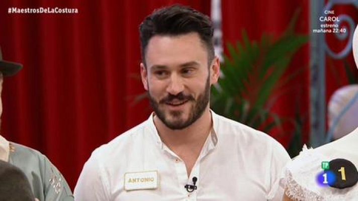 Maestros de la costura - Antonio gana la primer prueba