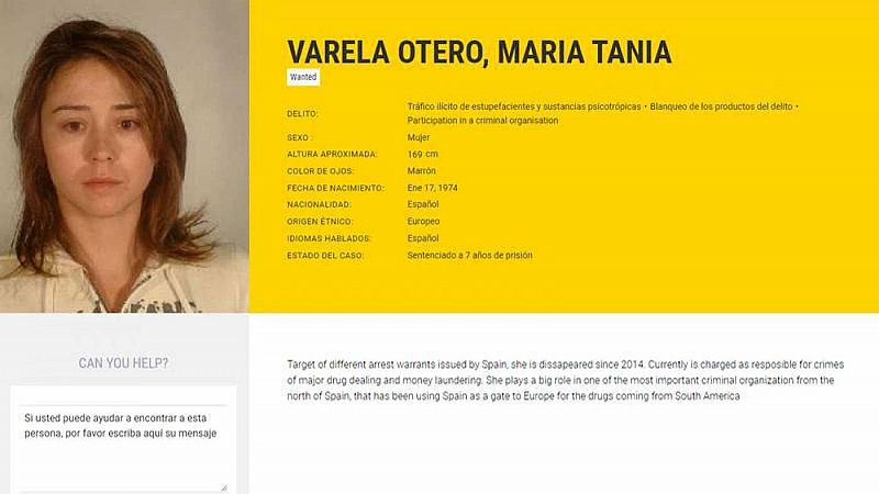 Detenida la única mujer española que figuraba entre los 70 fugitivos más buscados por la Europol
