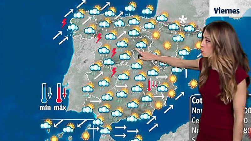 Una nueva borrasca dejará precipitaciones, bajada de temperaturas y nieve